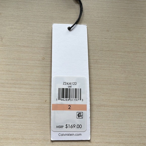 Calvin Klein Beige Cream Blazer- size 2 XS - Picture 6 of 6